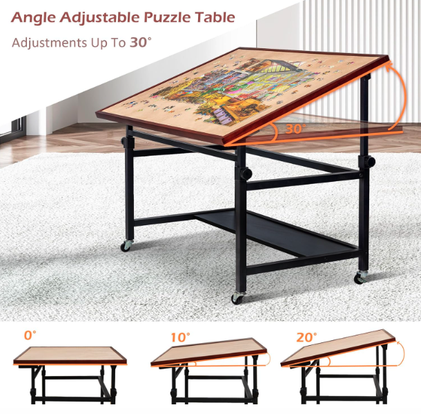 Lavievert Jigsaw Puzzle Table - Tilt